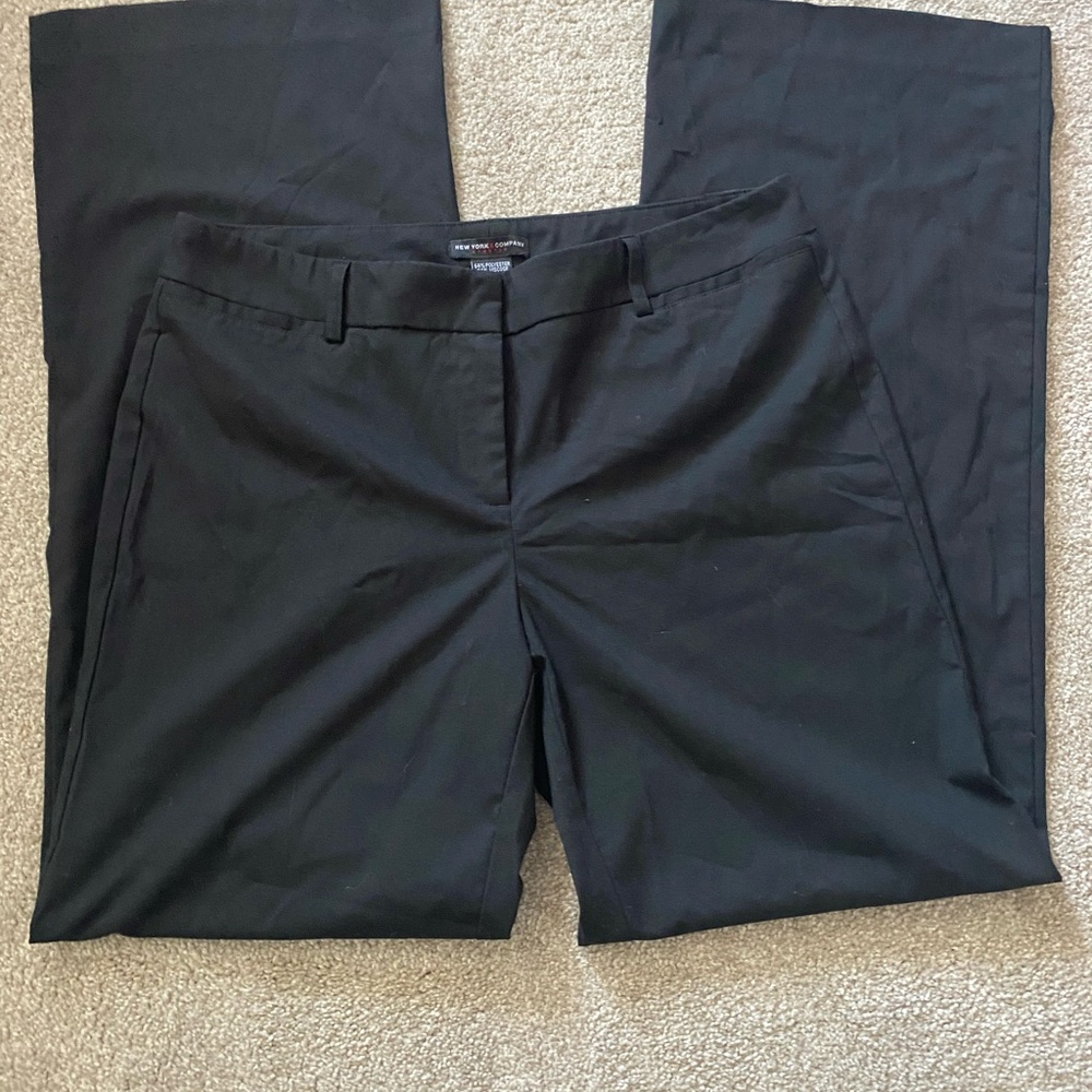 New York & Company Stretch Women’s 8 Average Black Dress Pants Slacks Formal